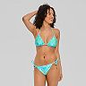 Juniors' Ninety-Nine° Triangle Bikini Top & Bottoms Matching Swimwear
