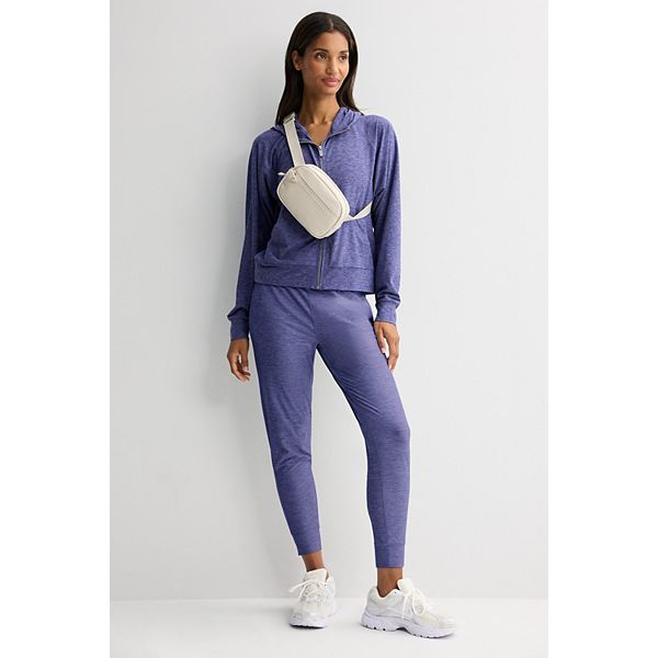 Women's FLX Wander Full Zip Hoodie & Side Panel Joggers Matching Separates