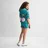 Girls 7-16 Sea + Skye Fleece Oversized Hoodie & Shorts Matching Set