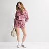 Juniors' Western Fleece Graphic Pullover & Lounge Shorts Matching Set