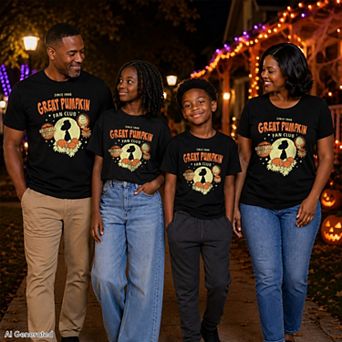 Peanuts Great Pumpkin Fan Club Matching Family Graphic Tees