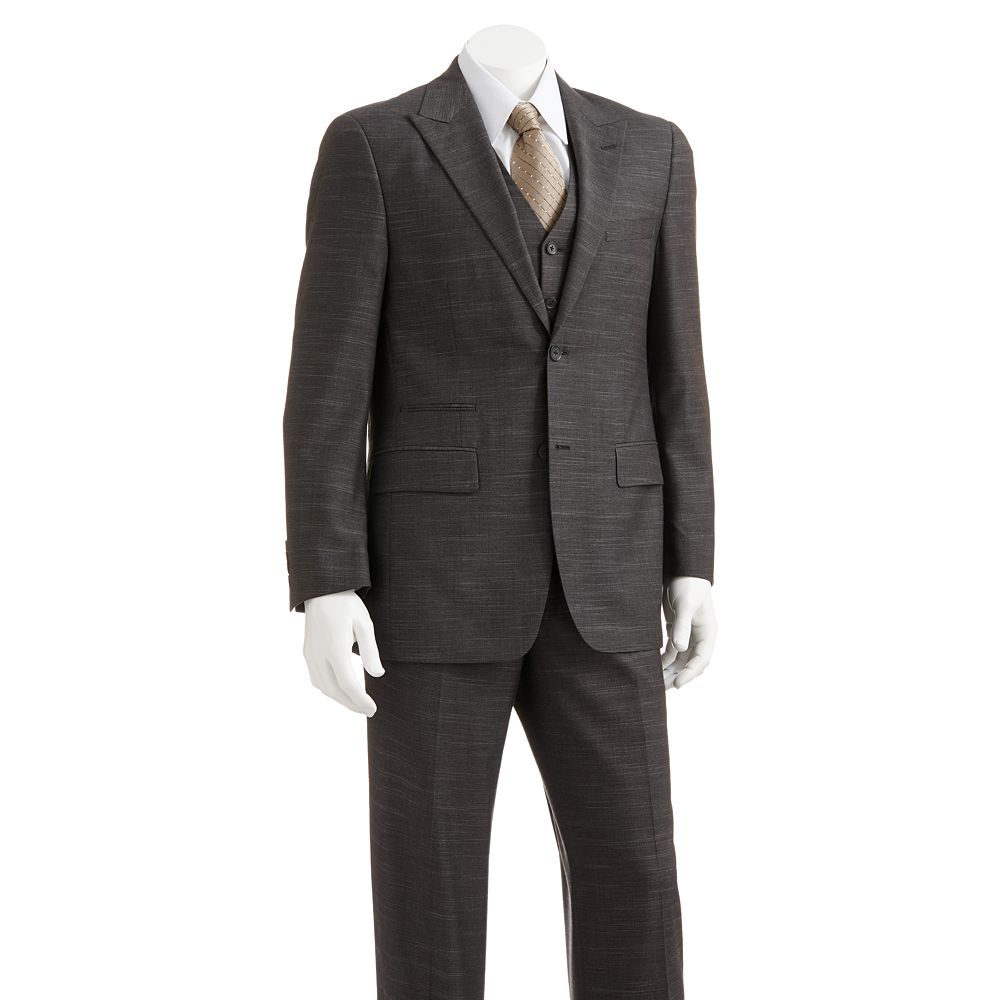 Steve Harvey Classic-Fit Black Suit Separates - Men