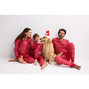 Jammies For Your Families® Fair Isle Pajama Top & Pajama Bottoms Matching Set