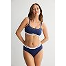 Juniors' SO® Multi-Pack Varsity Scoop Bralettes & Panties Matching Separates