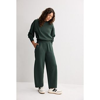 Women's FLX Solace Hooded Sweatshirt & Barrel Leg Sweatpants Matching Separates