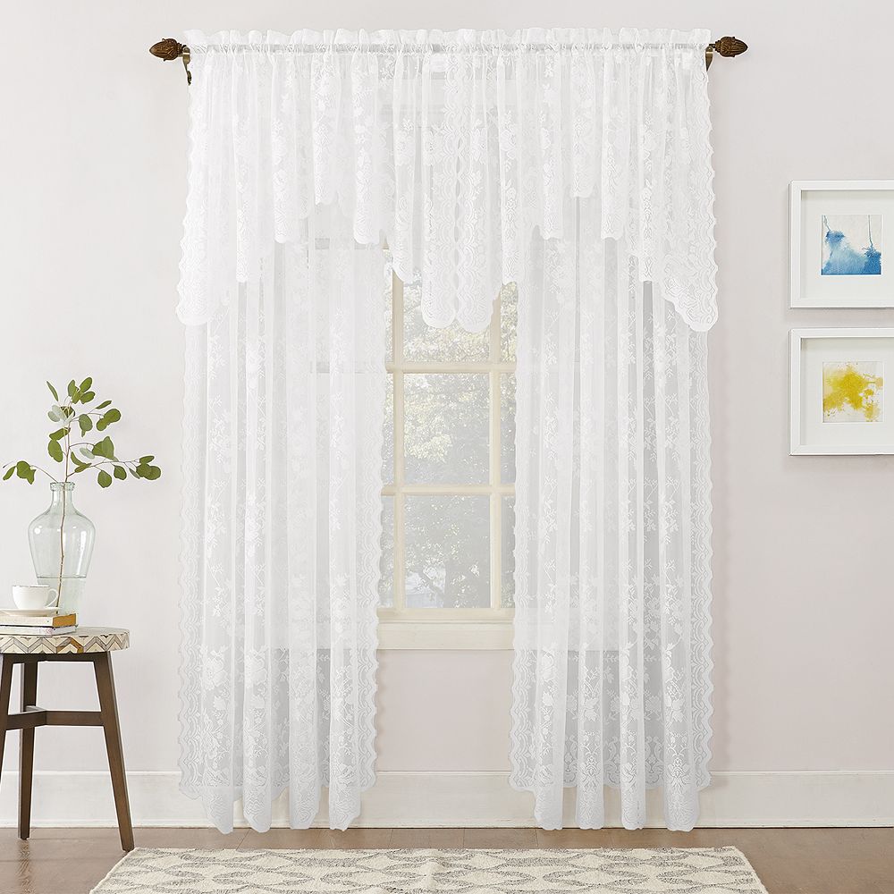 No918 Alison Floral Lace Sheer Window Treatments No918 Alison Floral Lace Sheer Window Treatments