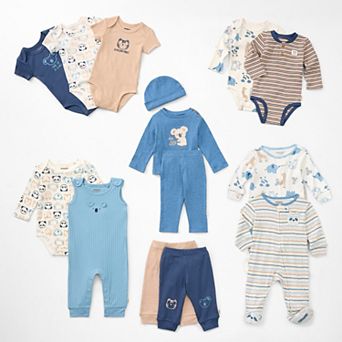 Newborn Baby Boys Huggies® Zoo Animals Mix & Match Outfits
