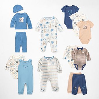 Newborn Baby Boys Huggies® Mix and Match Zoo Animal Outfits
