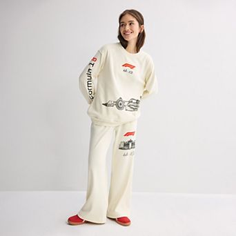 Juniors' FORMULA 1 Capsule Graphic Sweatshirt & Sweatpants Matching Separates