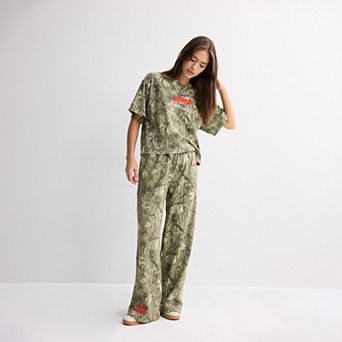 Juniors' FORMULA 1 Capsule Graphic Tee & Fleece Pants Matching Separates