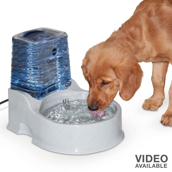 K&H Pet Clean Flow Water Dispenser with Reservoir