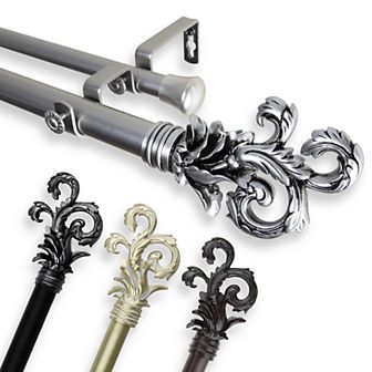 Rod Desyne Plume Adjustable Window Curtain Rod