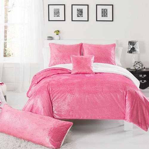 Seventeen Sparkle Faux Mink Sherpa Bedding Coordinates