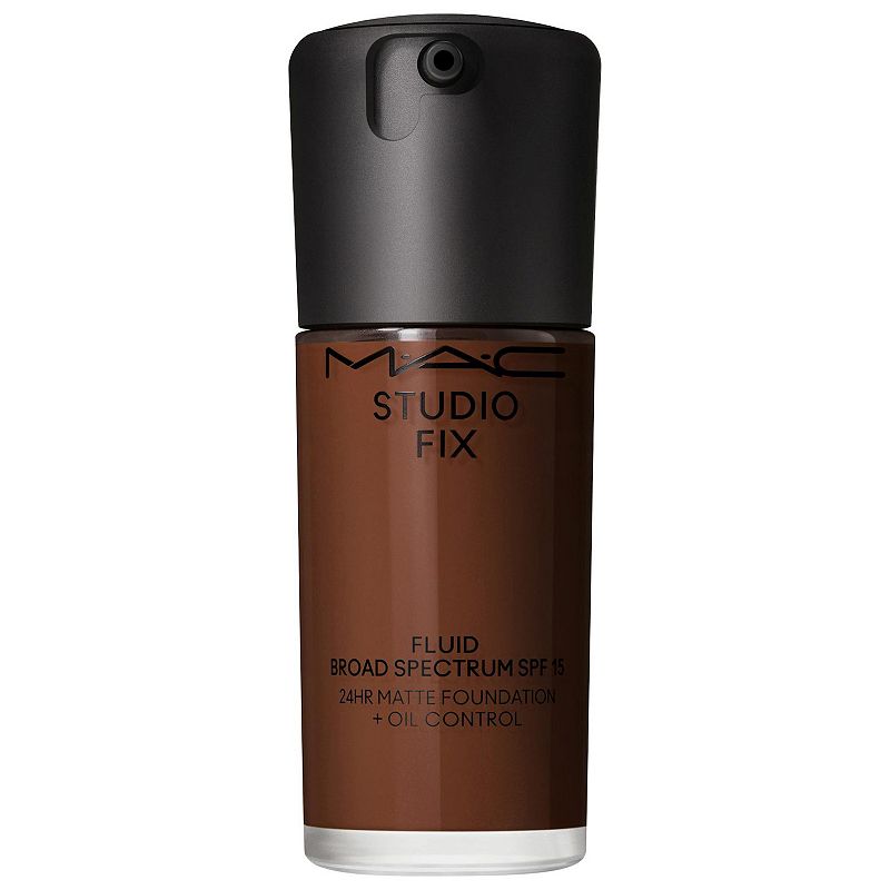 MAC Cosmetics Studio Fix Fluid SPF 15 24HR Buildable Soft-Matte Foundation + Oil Control, 