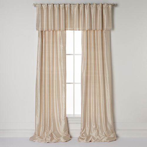 United Curtain Co Dupioni Silk Straight Window Treatments
