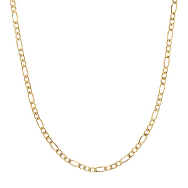 Women's Solid Gold Figaro Chain | The Gold Goddess