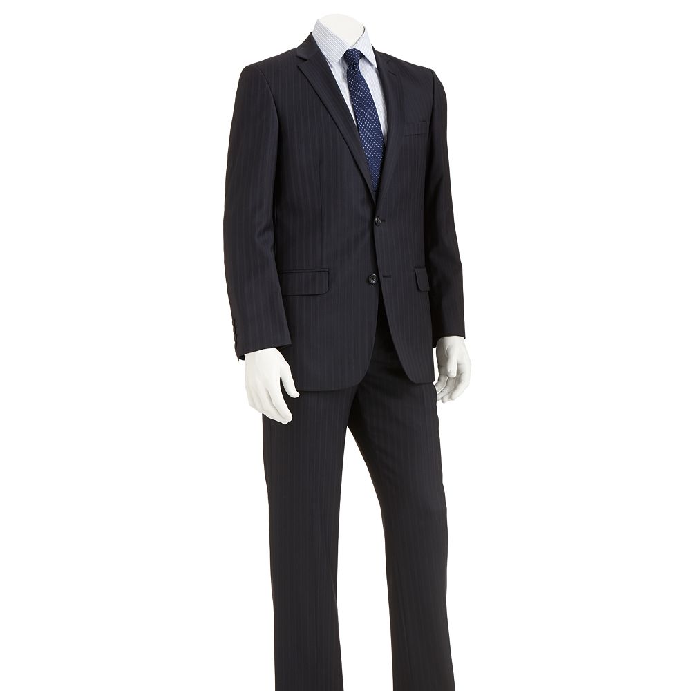 Marc Anthony Modern-Fit Pinstriped Wool-Blend Suit Separates - Men