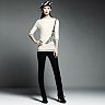 Très Chic Workweek Eiffel Tower Sweater with Slim Pants