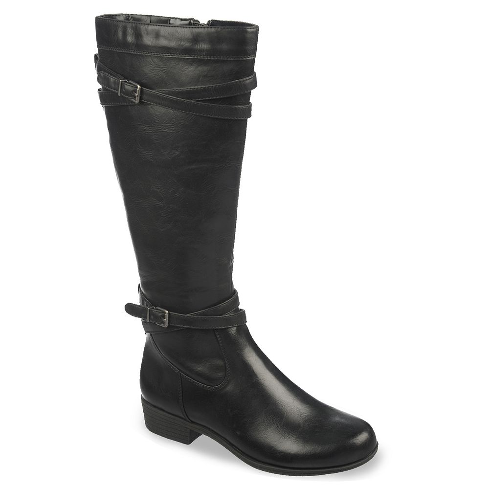 NaturalSoul by naturalizer Vanity Wide Calf Tall Riding Boots - Women