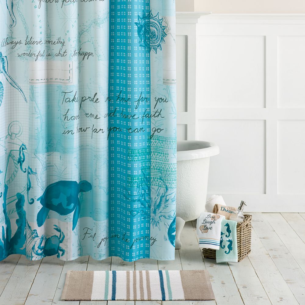 Sline Shower Curtain Collection, Kohls Bathroom Shower Curtain Sets
