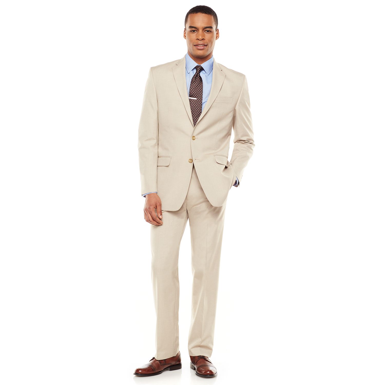 blue striped suit mens