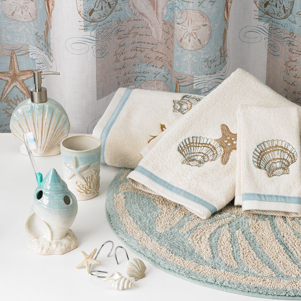 Coastal Bath By the Sea Shower Accessories