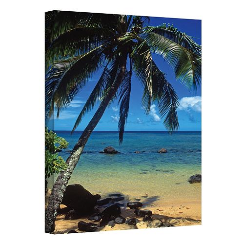 ”Beautiful Animi Beach” Canvas Wall Art by Kathy Yates