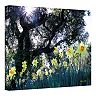 ''Daffodils and The Oak'' Canvas Wall Art by Kathy Yates