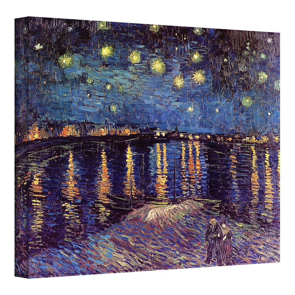 ''Starry Night Over the Rhone'' Canvas Wall Art by Vincent van Gogh