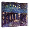 ''Starry Night Over the Rhone'' Canvas Wall Art by Vincent van Gogh