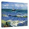 ''Seascape at Saintes Maries'' Canvas Wall Art by Vincent van Gogh