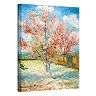 "Peach Tree in Bloom" Canvas Wall Art by Vincent van Gogh