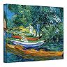 "Bank of The Oise at Auver" Canvas Wall Art by Vincent van Gogh