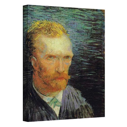 Self Portrait Canvas Wall Art by Vincent van Gogh