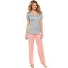 Sonoma Goods For Life®  Pajamas: Spring Escape Pajama Separates - Women's