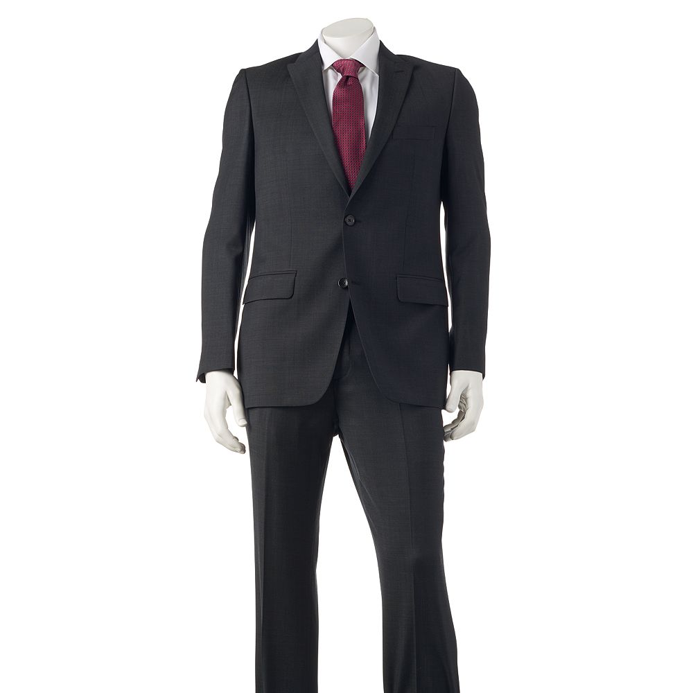 Marc Anthony Slim-Fit Black Suit Separates - Men