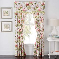 White Waverly Curtains Drapes Window Treatments Home Decor