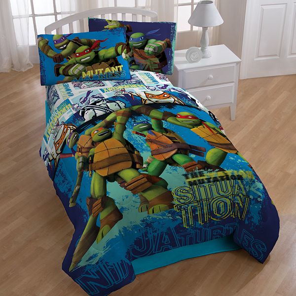 Teenage Mutant Ninja Turtle Queen Size Bedding Hanaposy
