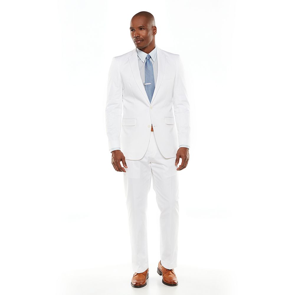 Apt. 9® Extra-slim White Suit Separates - Men