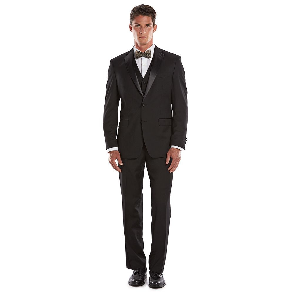 Men's Chaps Classic-Fit Black Tuxedo Separates