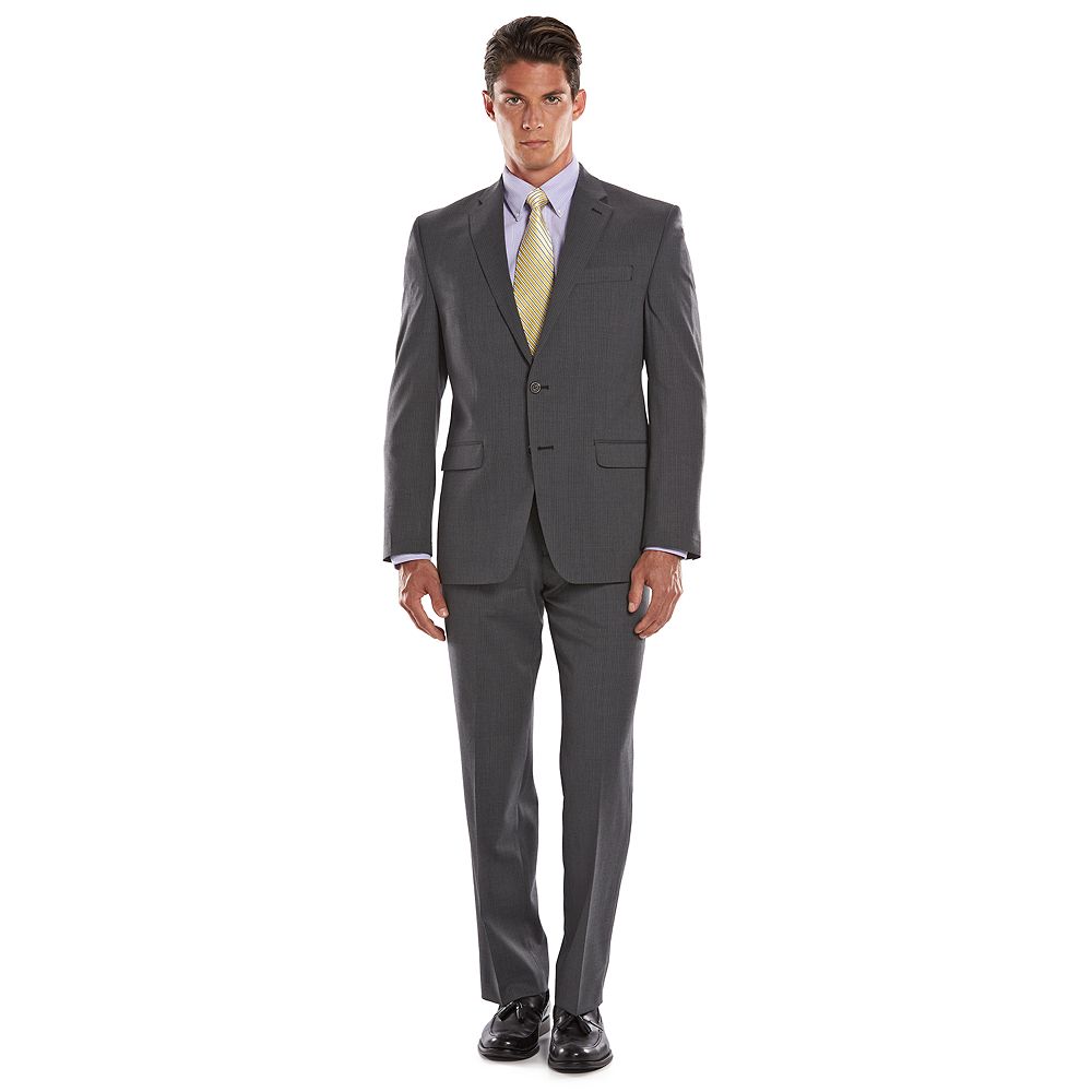 Big & Tall Chaps ClassicFit Gray WoolBlend Comfort Stretch Suit Separates