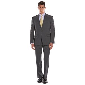 Big & Tall Chaps Classic-Fit Gray Wool-Blend Comfort Stretch Suit Separates