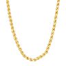14k Gold Over Silver Rope Chain Necklace