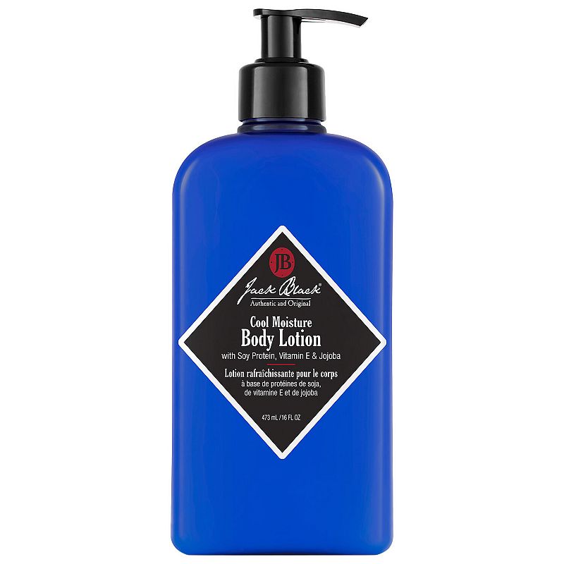 Jack Black Cool Moisture Body Lotion with Soy Protein  Vitamin E & Jojoba  16 fl oz