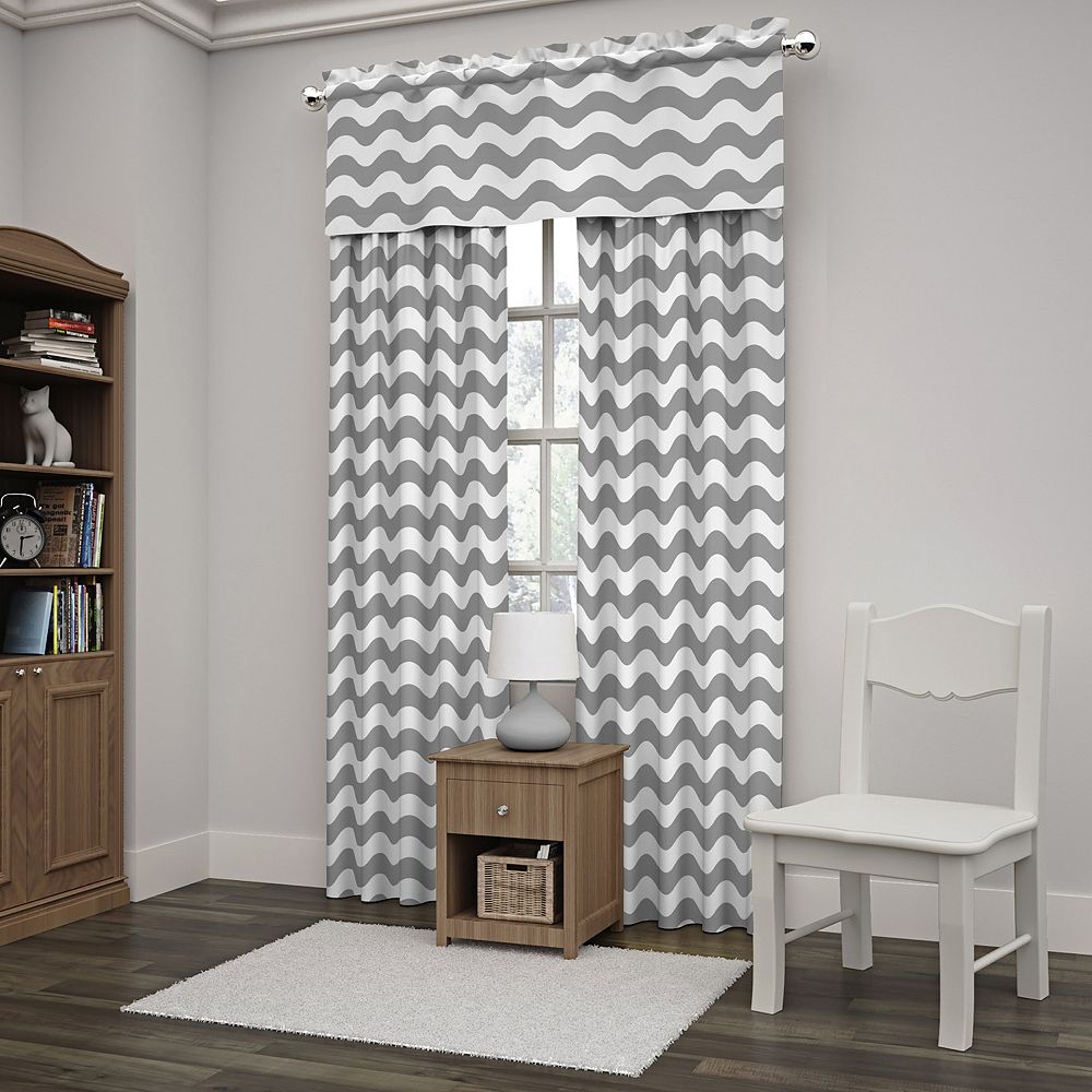 Eclipse Wavy Chevron Window Treatments