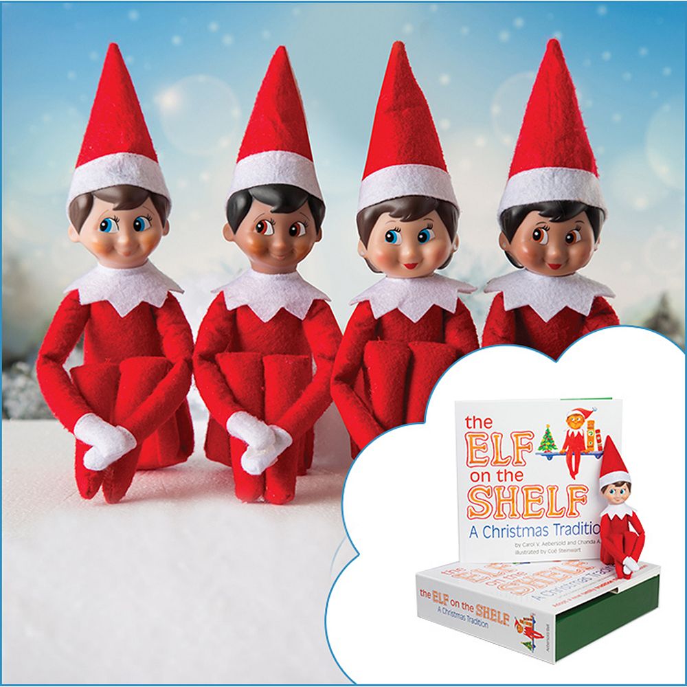 Elf on The Shelf a Christmas Tradition Doll Story Book Boy Blue Eyes for sale online 