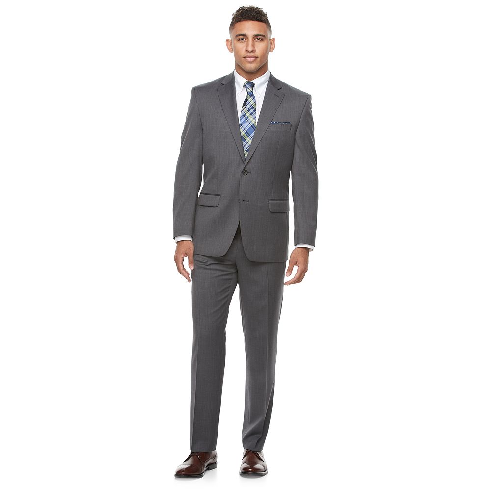 Men's Chaps Performance Classic-Fit Wool-Blend Comfort Stretch Suit ...