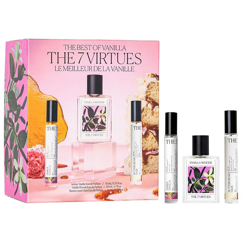 The 7 Virtues Best of Vanilla Perfume Gift Set, Multiline