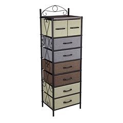 Kohl's Colton 4-Basket Storage Dresser (Mahogany)