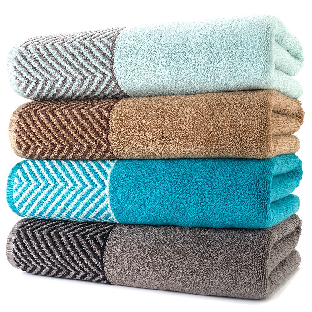 Apt. 9 Highly Absorbent Chevron Bath Towels